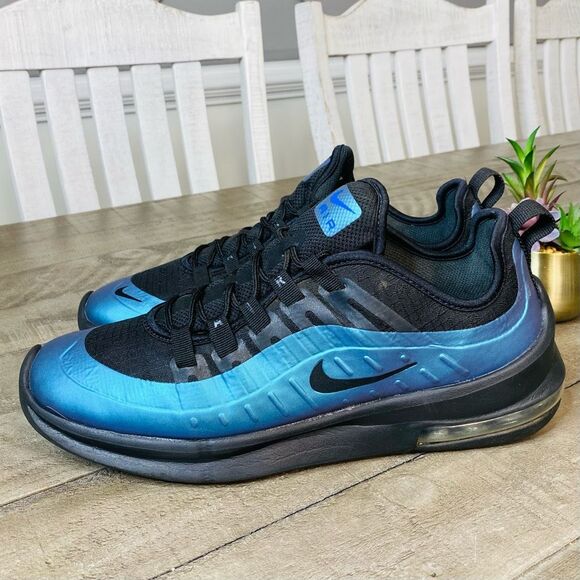 Nike Air Max‎ Axis Black & Blue Running Shoes Sneakers Men's Size 10 - Picture 1 of 7